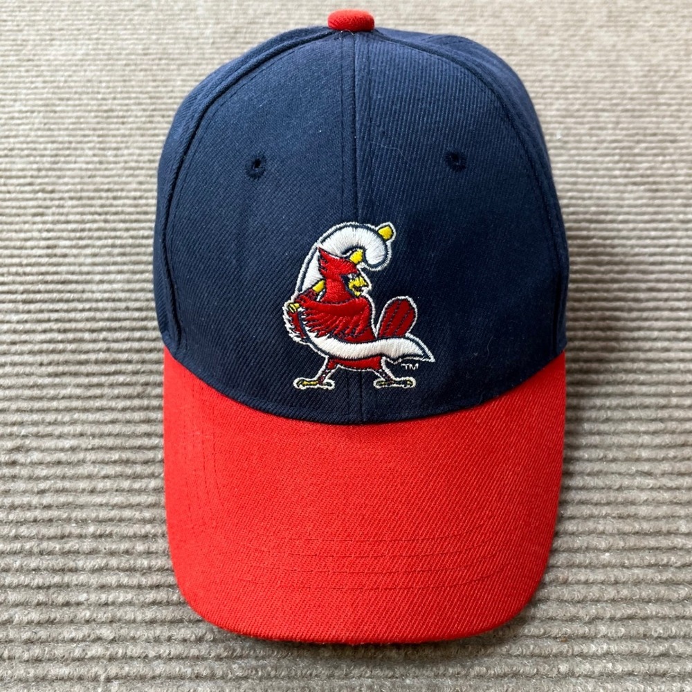 St Louis Cardinals DJ Sports Group Navy Red Embroidered Mascot‎ Baseball Cap Hat
